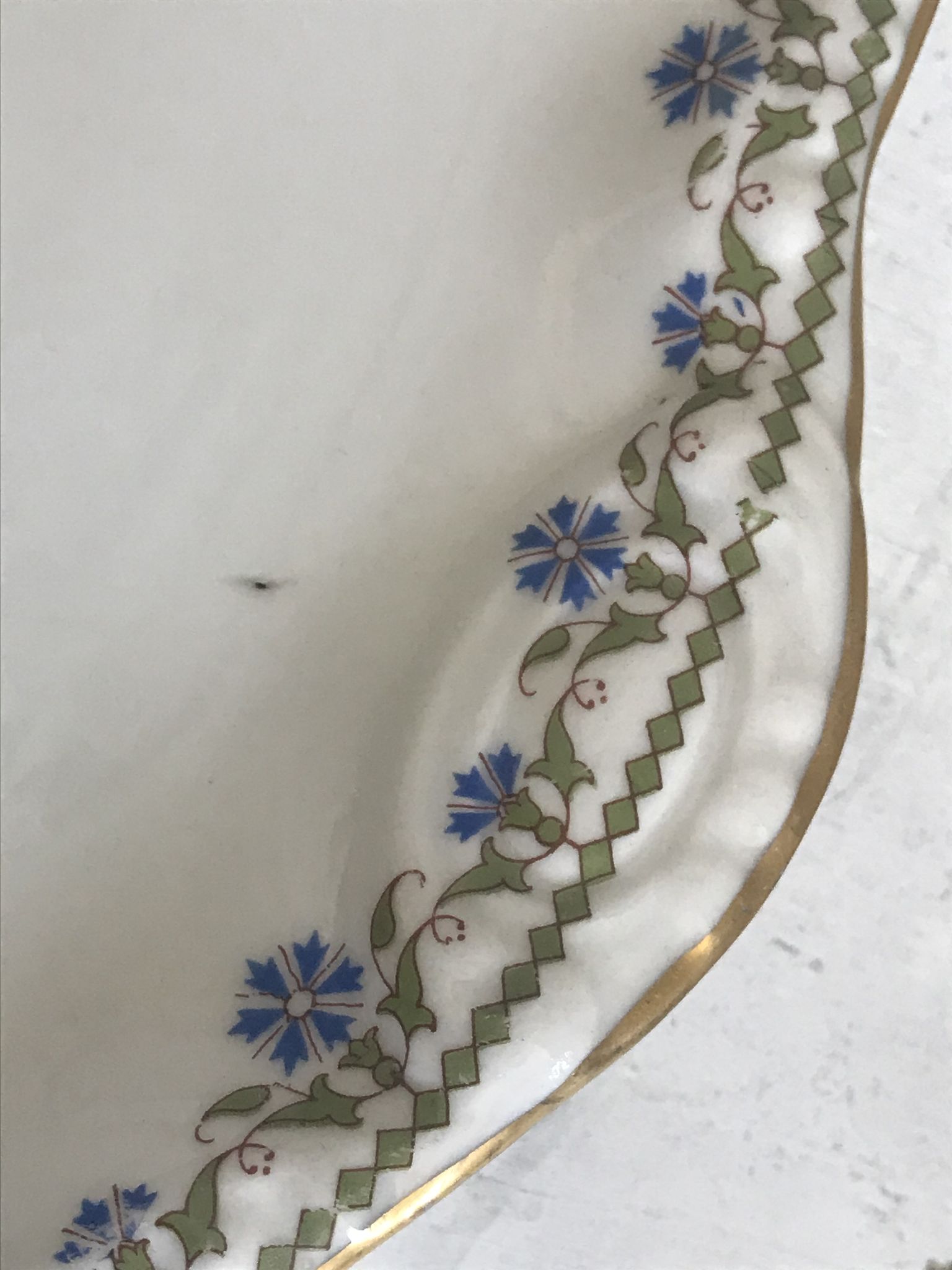 Plats assortis vintage