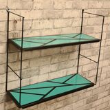 String style shelf 1960 geometric pattern 48x58x17