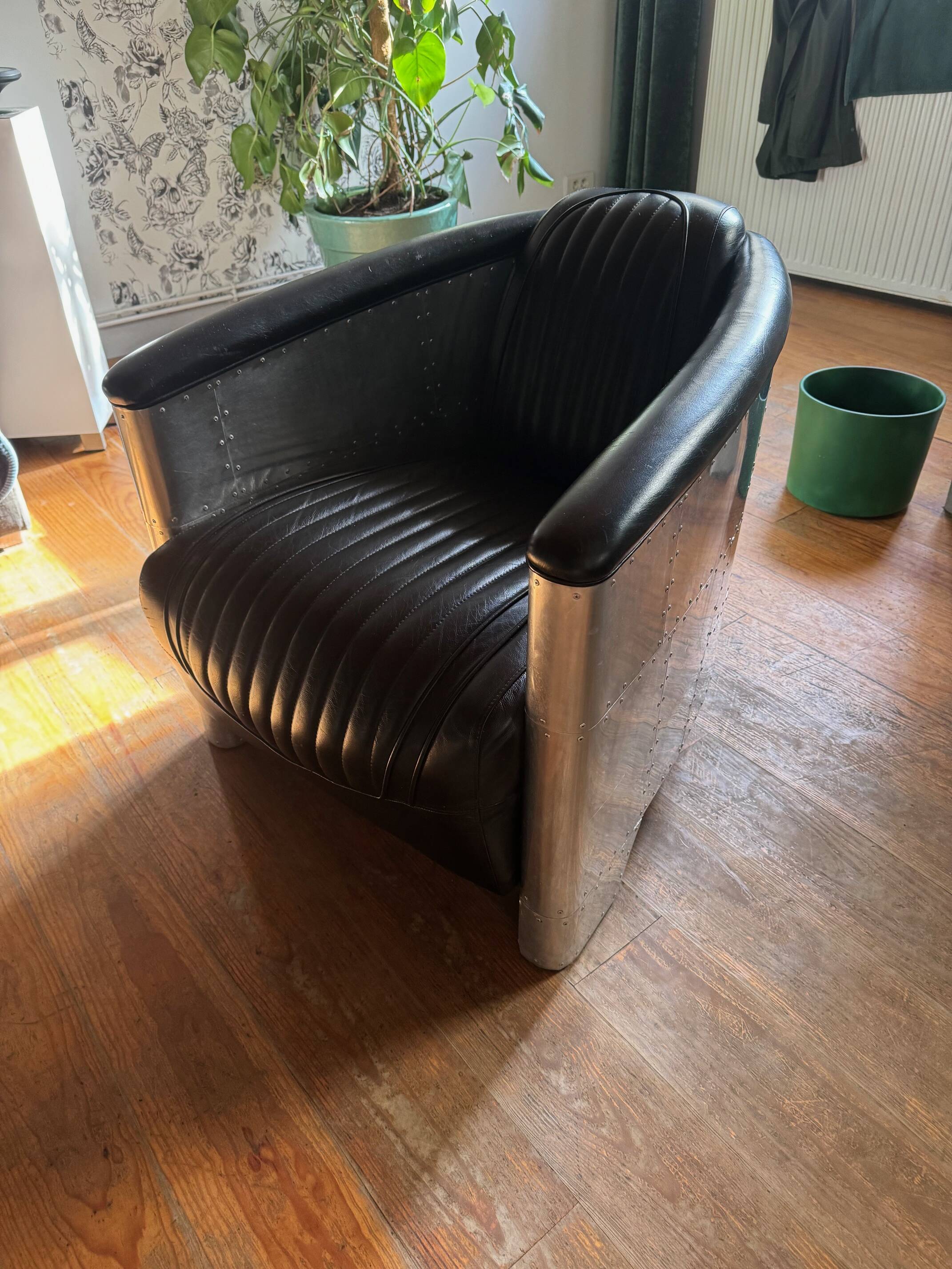 Fauteuil club aviateur
