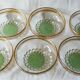 Lot 6 coupelles à dessert en verre vintage