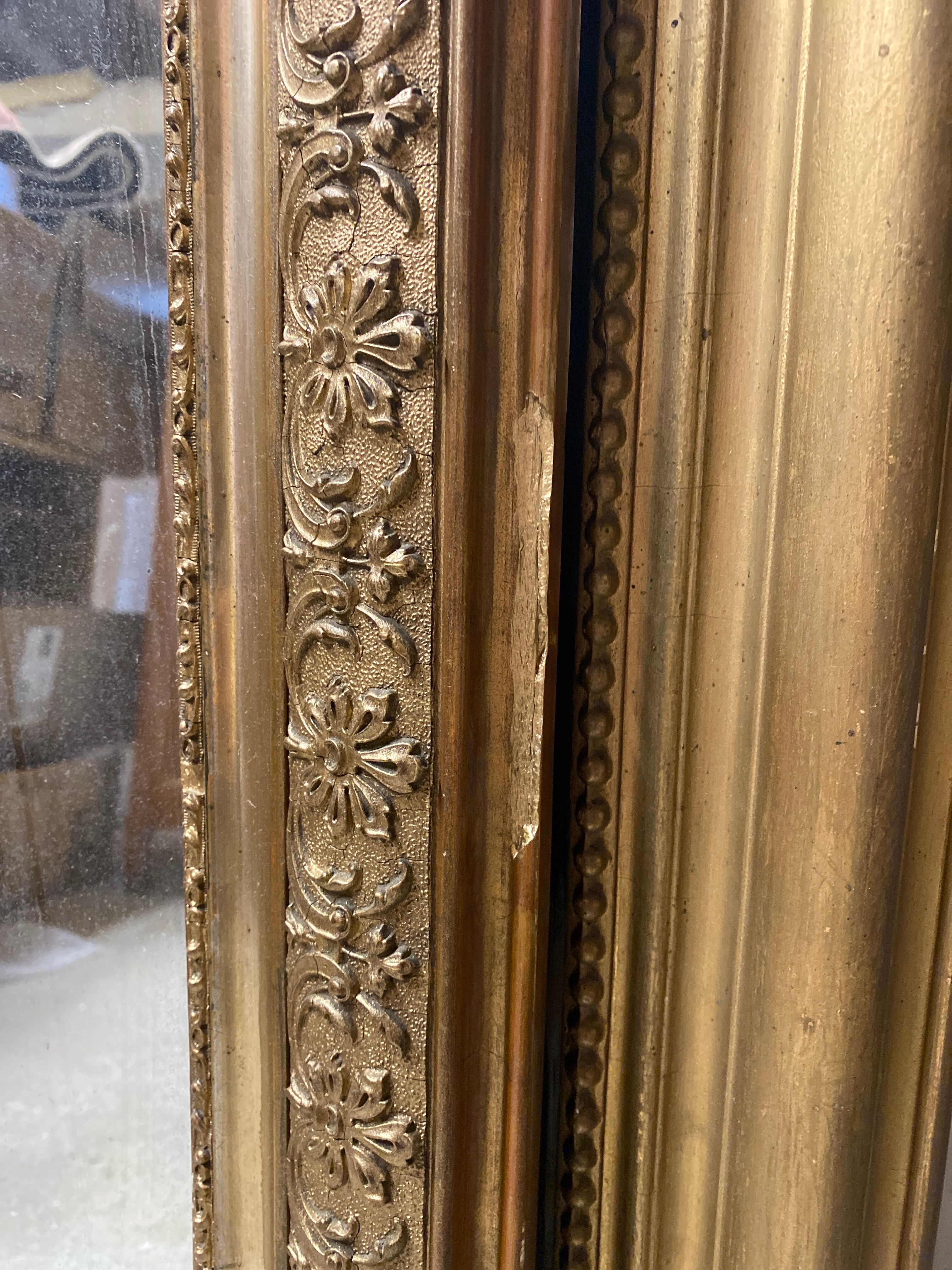 Gilded Louis Philippe mirror