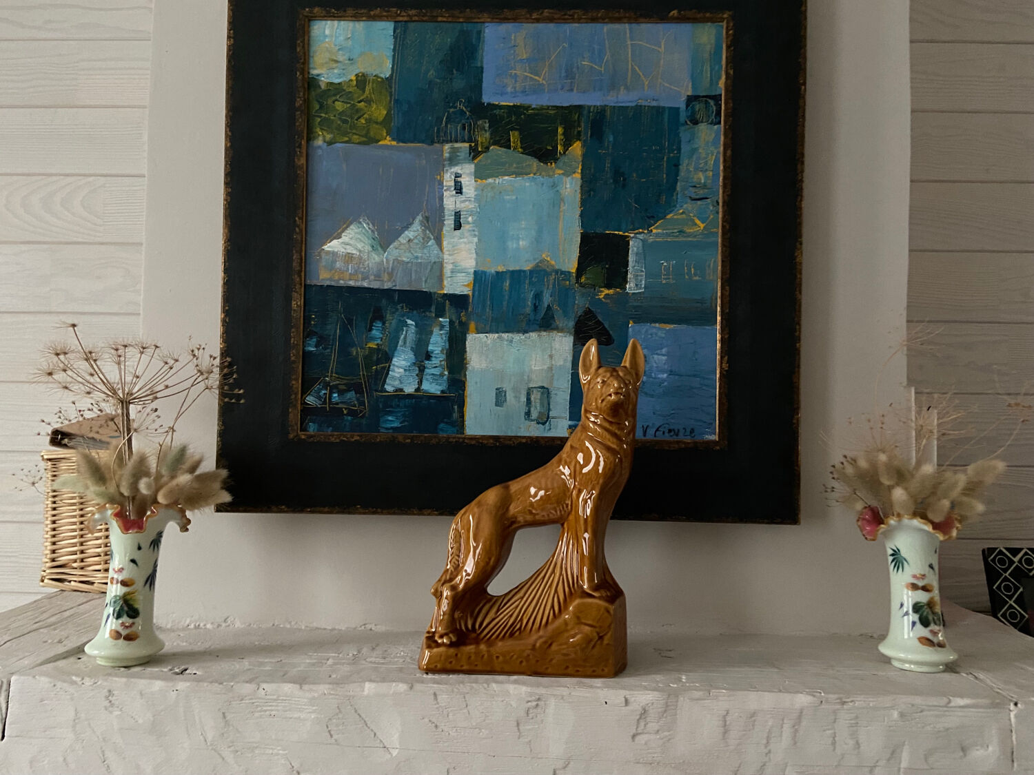 German Shepherd Statuette