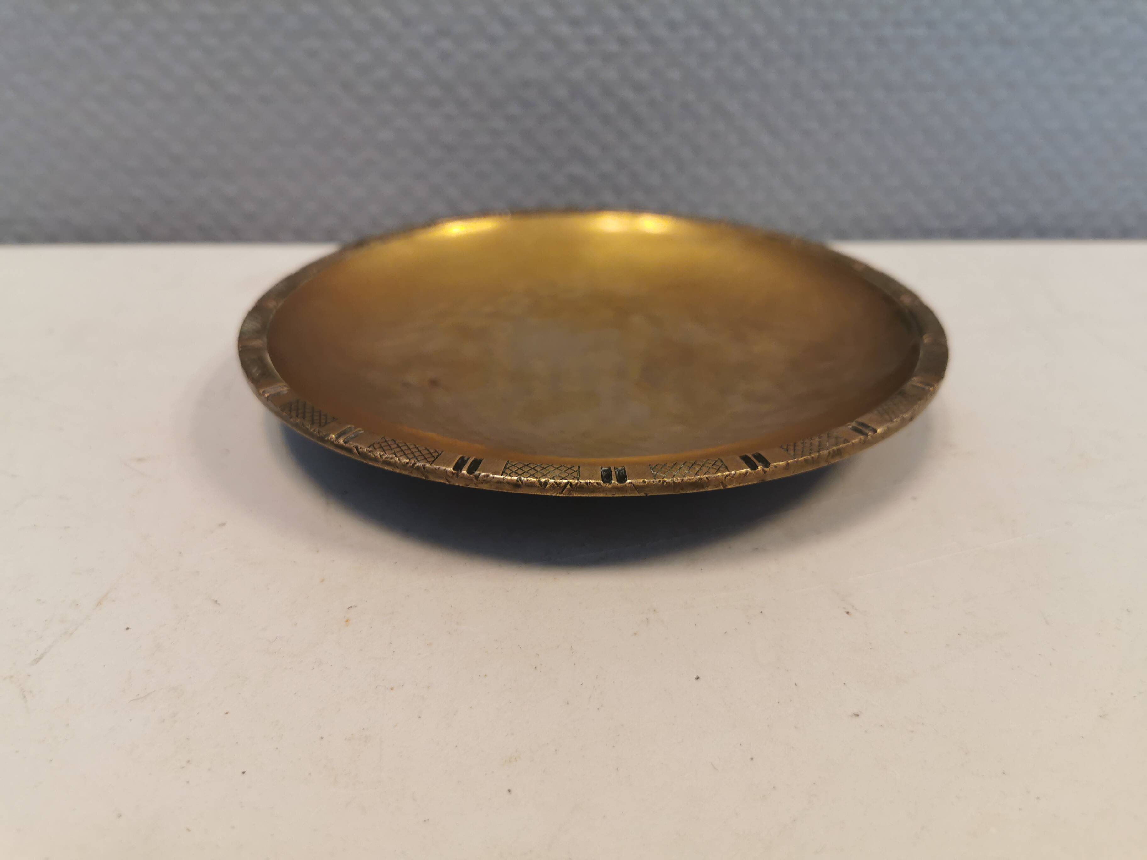 Bronze bowl by Just Andersen, from the 1920s, and incredibly beautiful and well maintained.