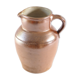 Iridescent stoneware pitcher