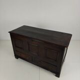 Antique 18th century Georgian oak mule chest / coffer / blanket box