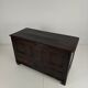 Coffre en chêne géorgien du XVIIIe siècle / coffre / boîte à couvertures antique