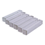 6 crystal knife rests, Czechoslovakia 1980