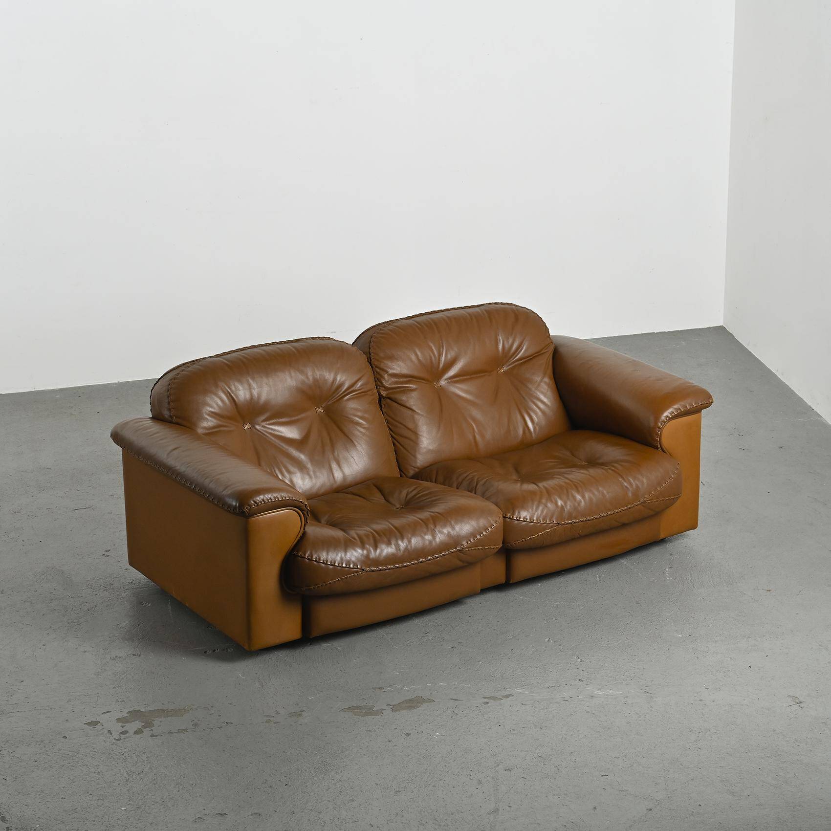 DS 101 leather sofa, DE SEDE circa 1970