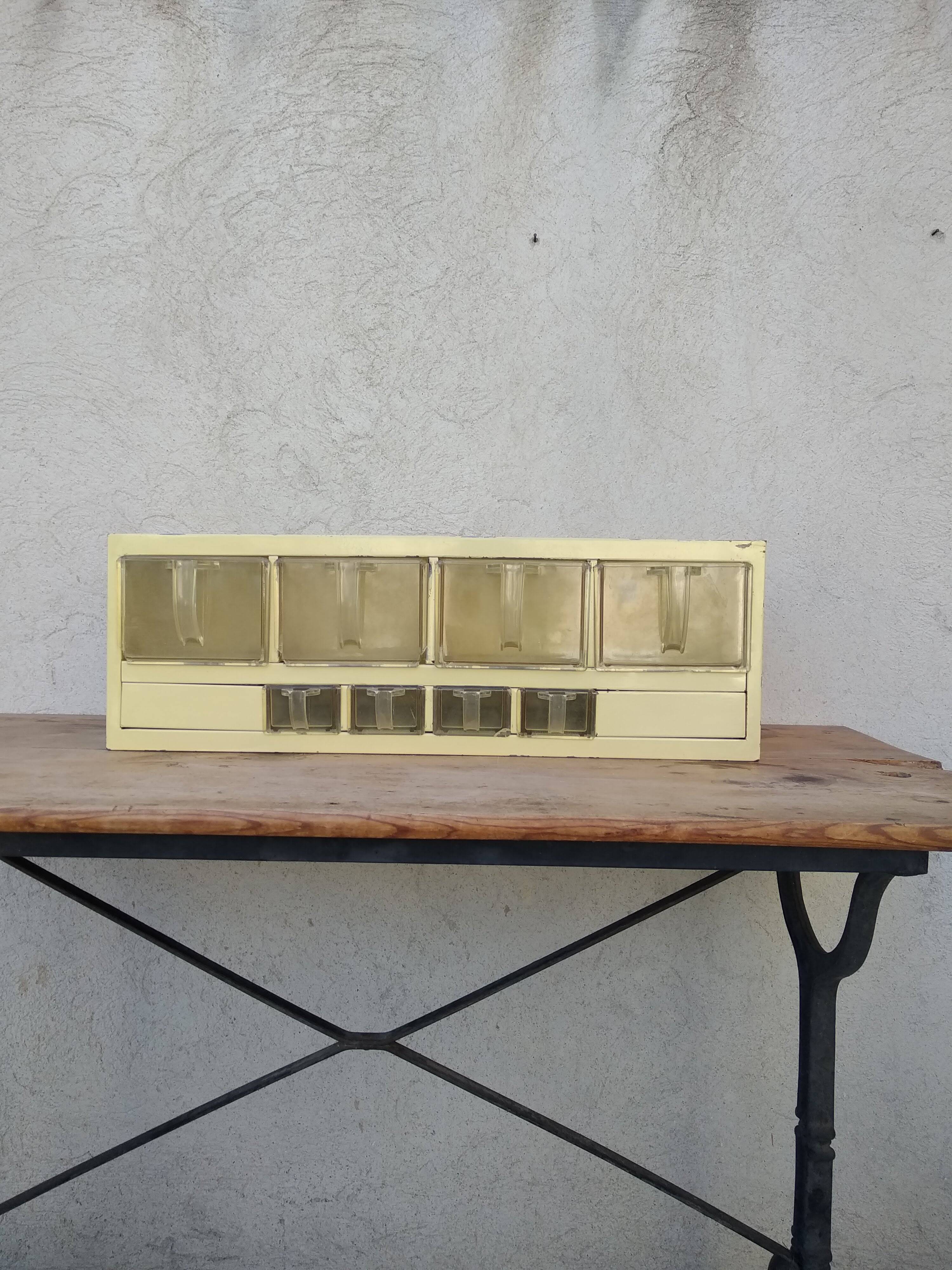 Storage unit with lockers brand PlexiBronze - 1950s