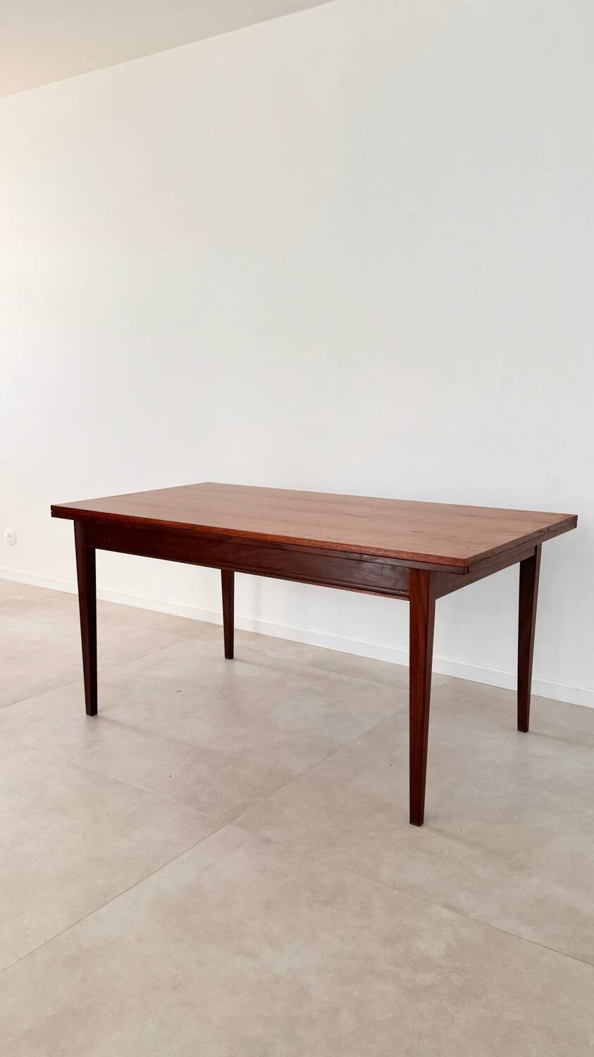 Table à manger vintage teck scandinave