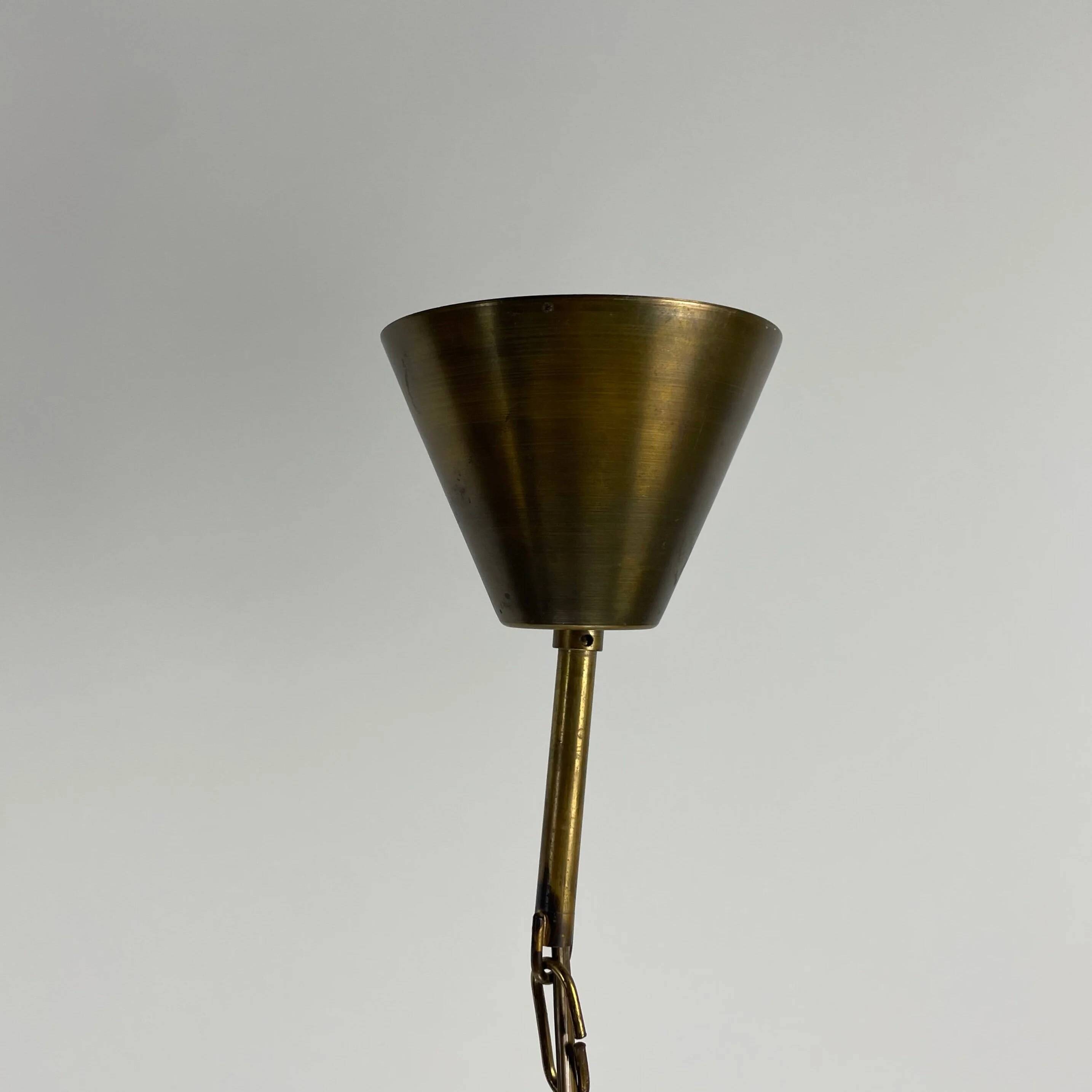 Butterfly pendant lamp in copper by Svend Aage Holm Sørensen 1960