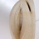 Brutalist carved stone table lamp - Circa 1980