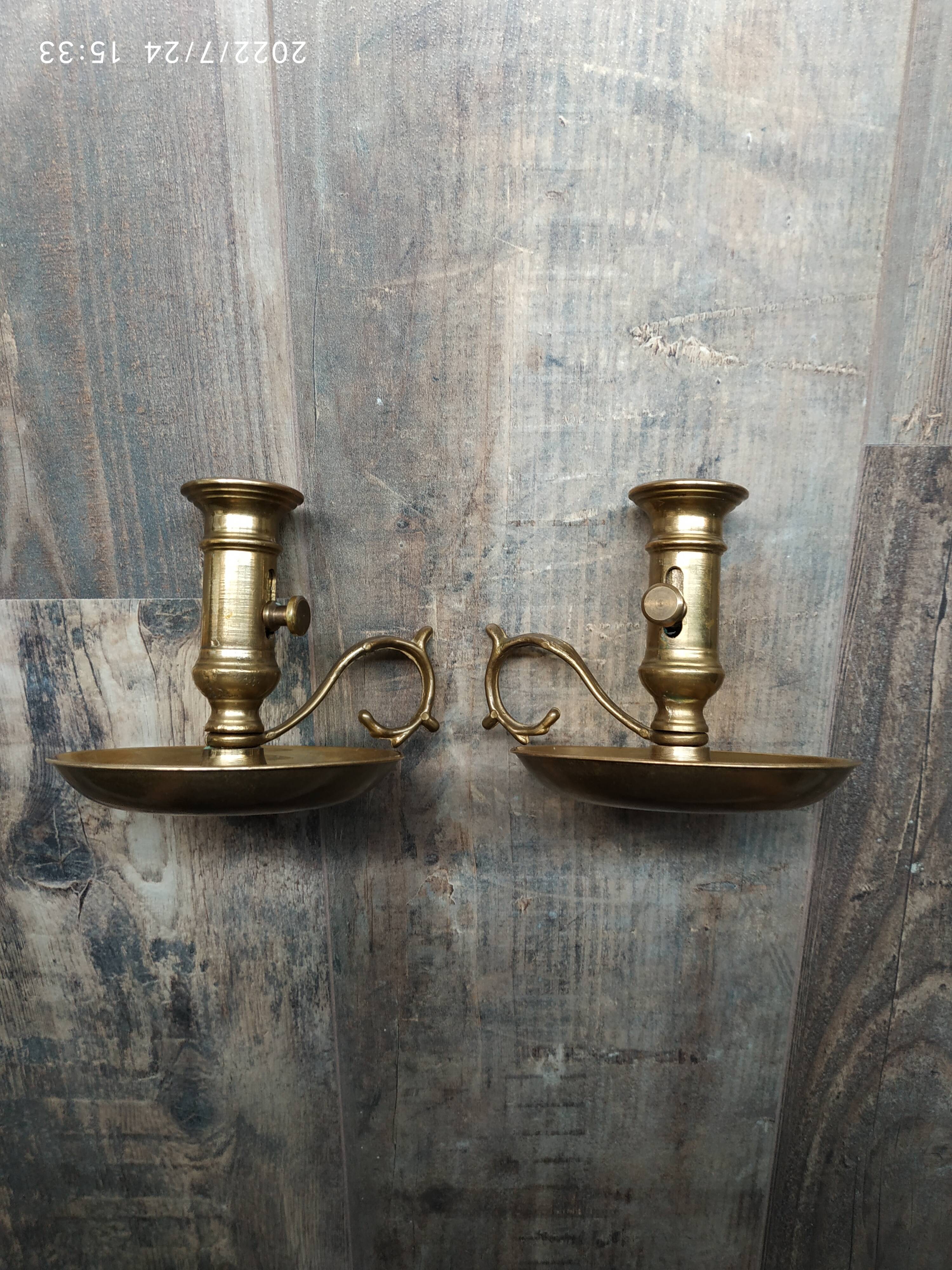 Duo of candle holders