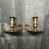Duo of candle holders