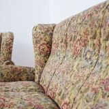 Baroque armchairs and sofa, 1950s, set of 3