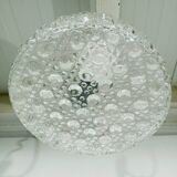 Plafonnier à 1 lumière en verre ciselé