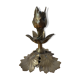 Art Nouveau bronze candlestick