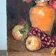 "Roses and fruits" knife oil signed Hinsberger 1992