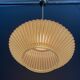 Pink glass pendant lamp 1960s
