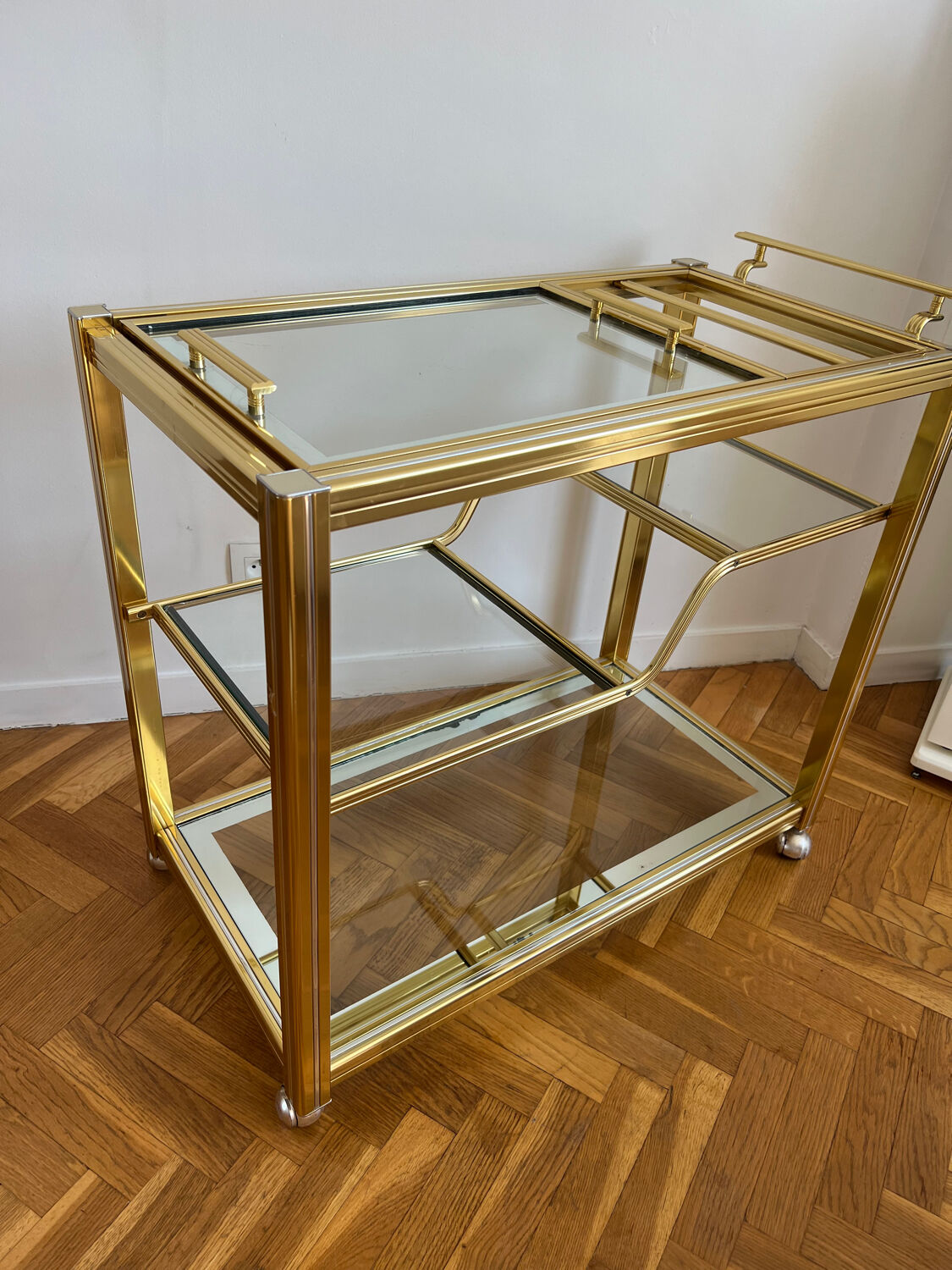 Hollywood Regency trolley 1970s