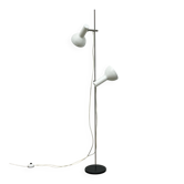 Lampadaire suisse à 2 spots blanc