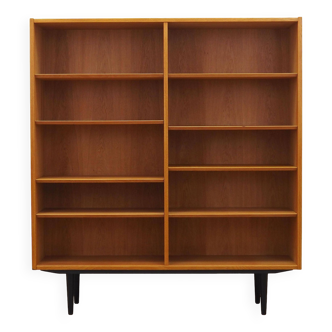 Ash bookcase, Danish design, 1970s, production: Hundevad