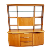 Mid century wall shelving unit