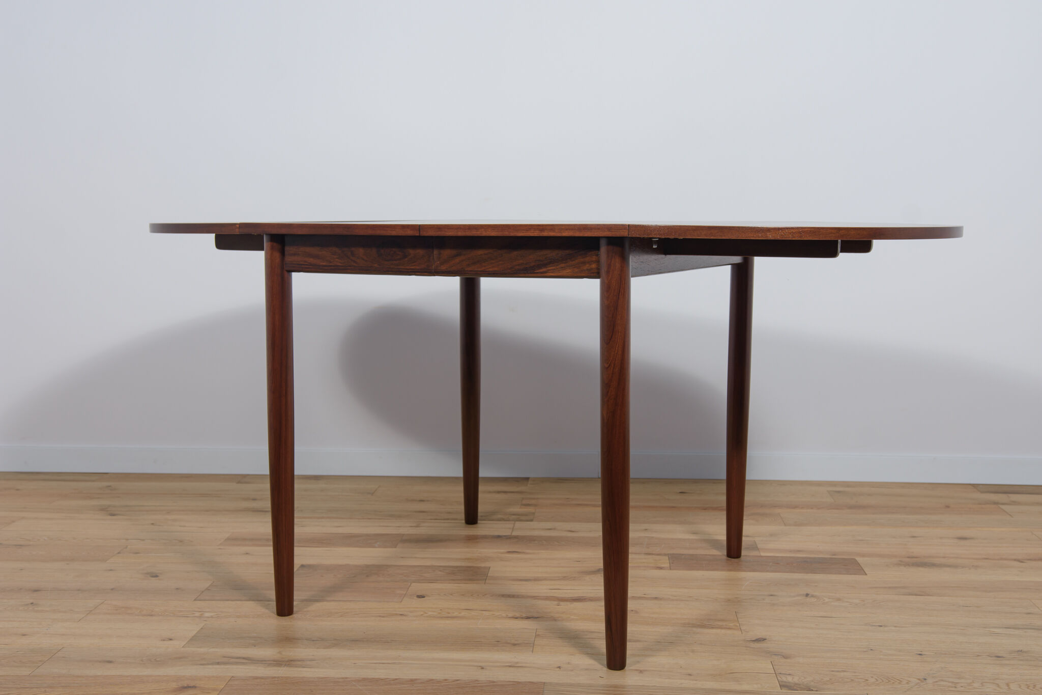 Table à manger danoise extensible en palissandre du milieu du siècle, années 1960