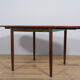 Table à manger danoise extensible en palissandre du milieu du siècle, années 1960
