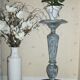 Meuble sellette en bois cérusé shabby chic