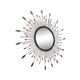 Miroir soleil vintage, 45 x 45 cm