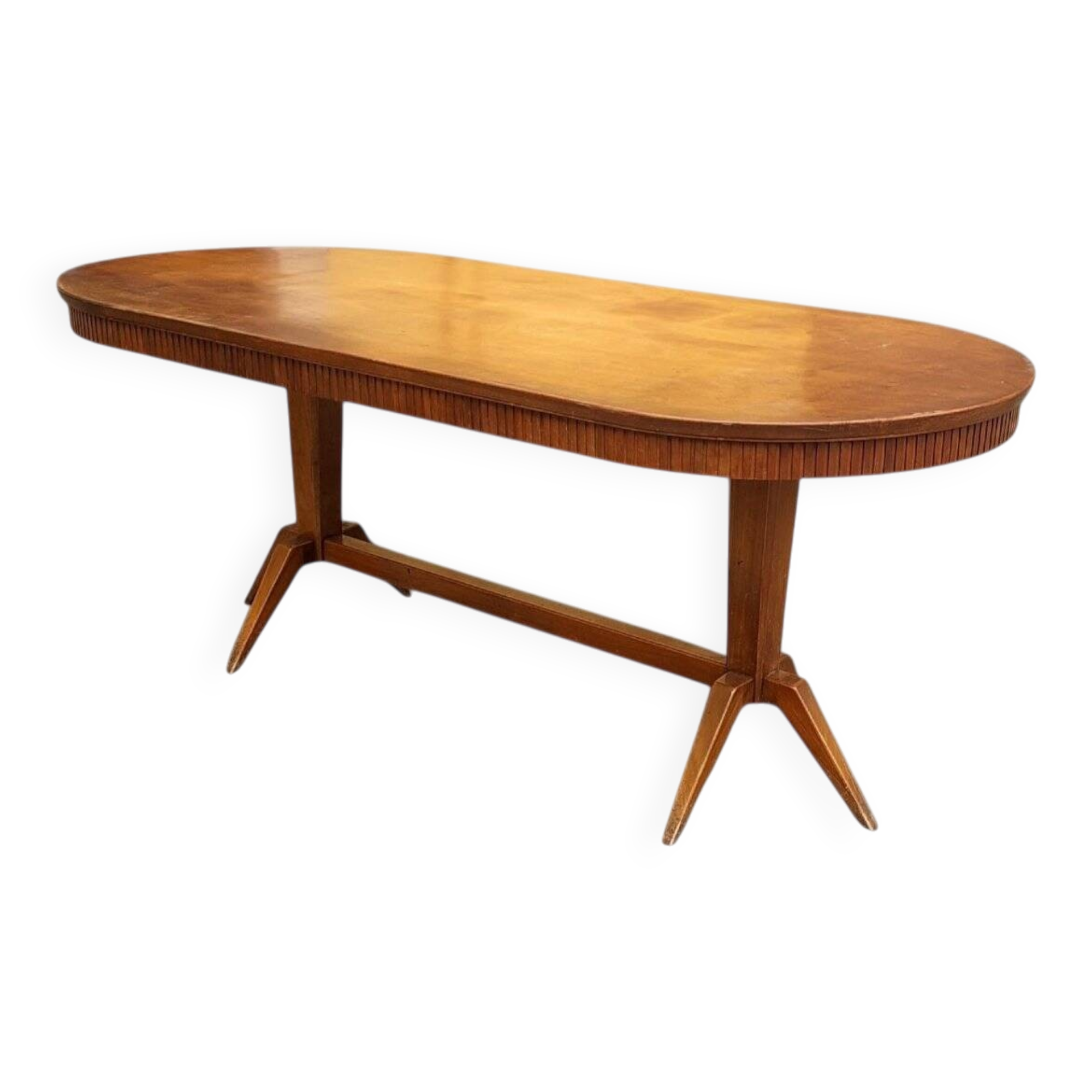 Large 50s design table, Italian made, 200 cm