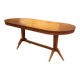 Large 50s design table, Italian made, 200 cm