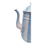 Blue enamelled coffee maker