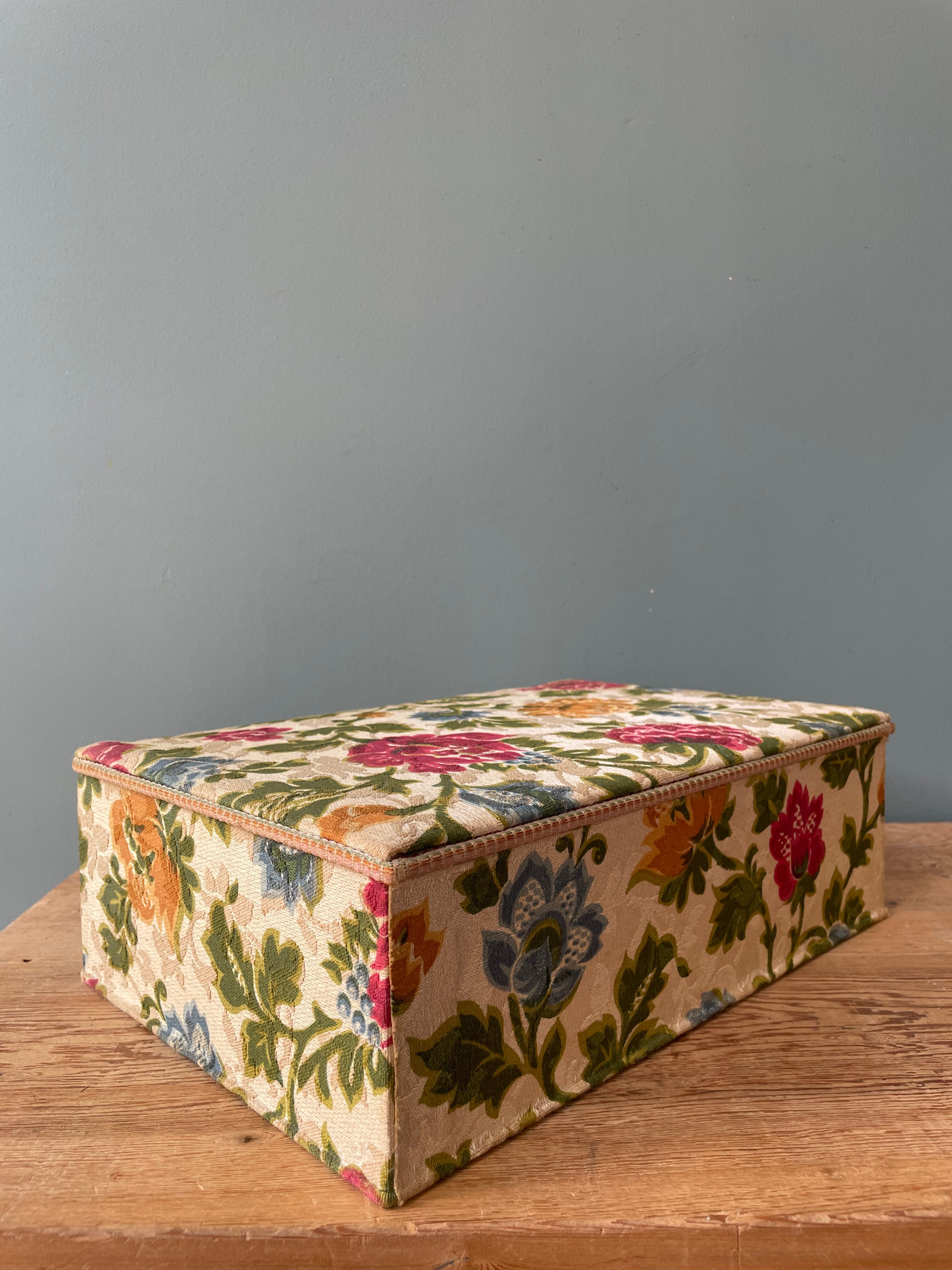 Old vintage sewing box