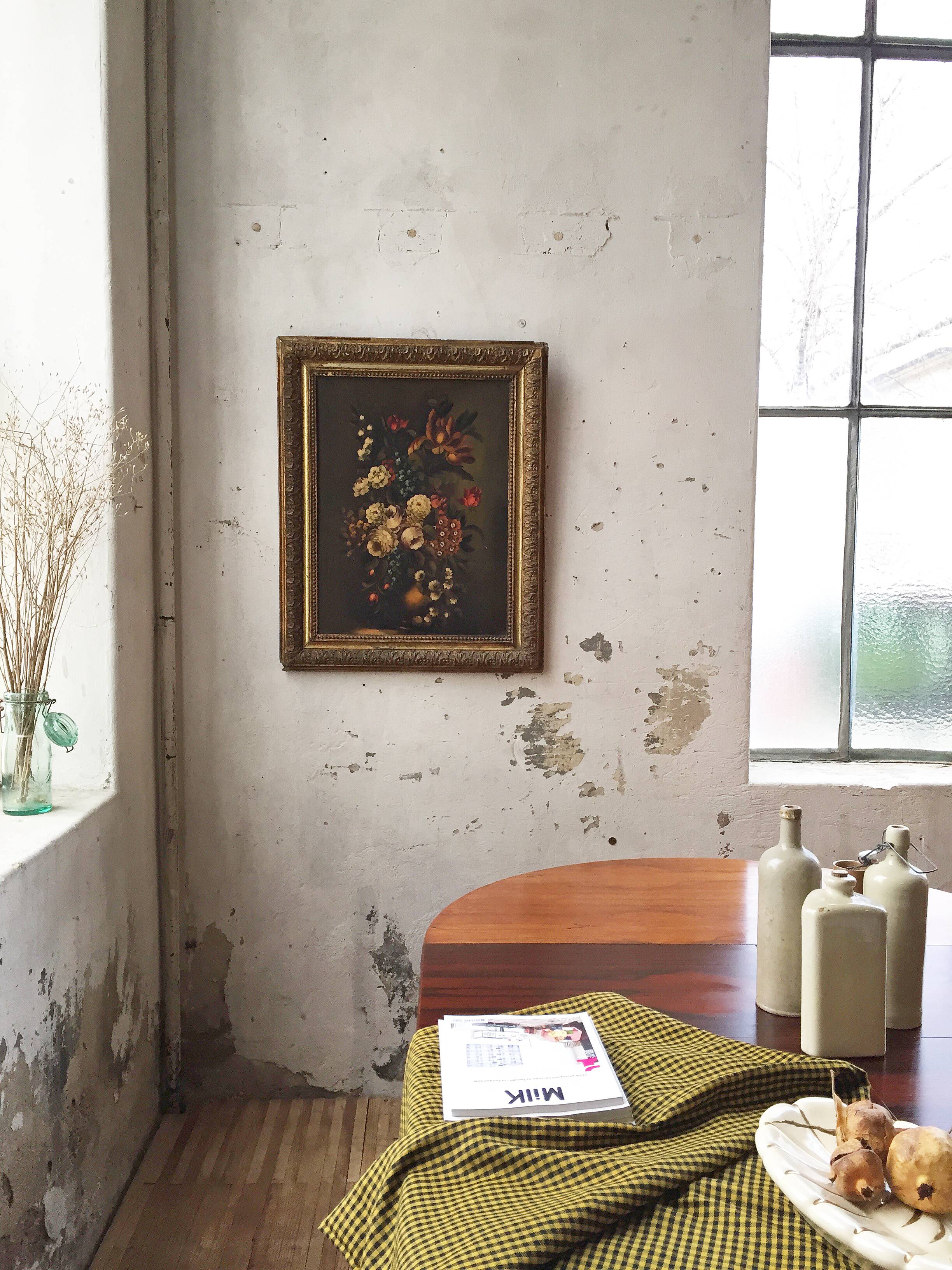 Canvas XL framed flowers 19th