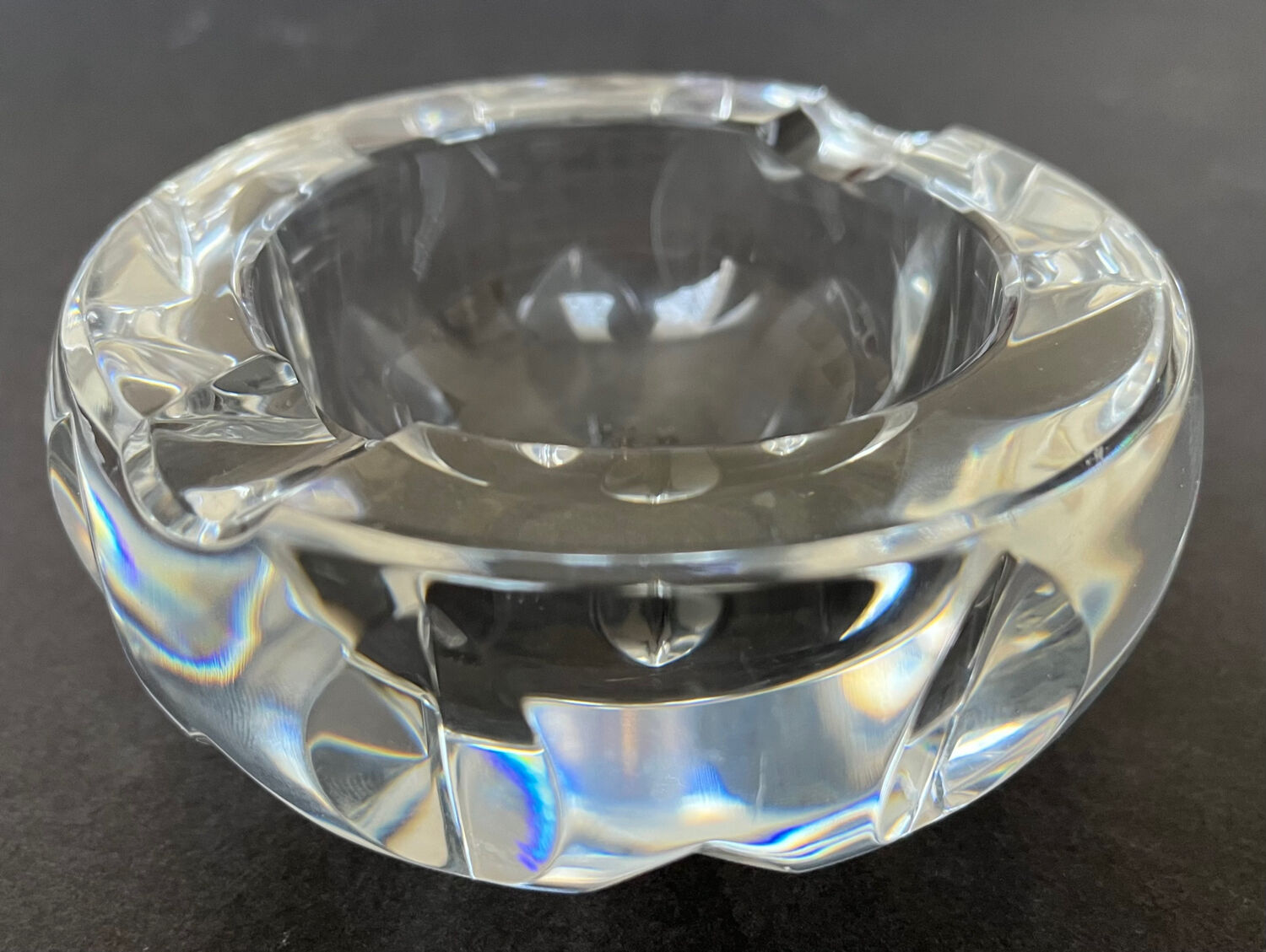 Baccarat crystal ashtray