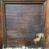 Wooden fireplace mantle