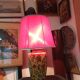 Asian ceramic lamp