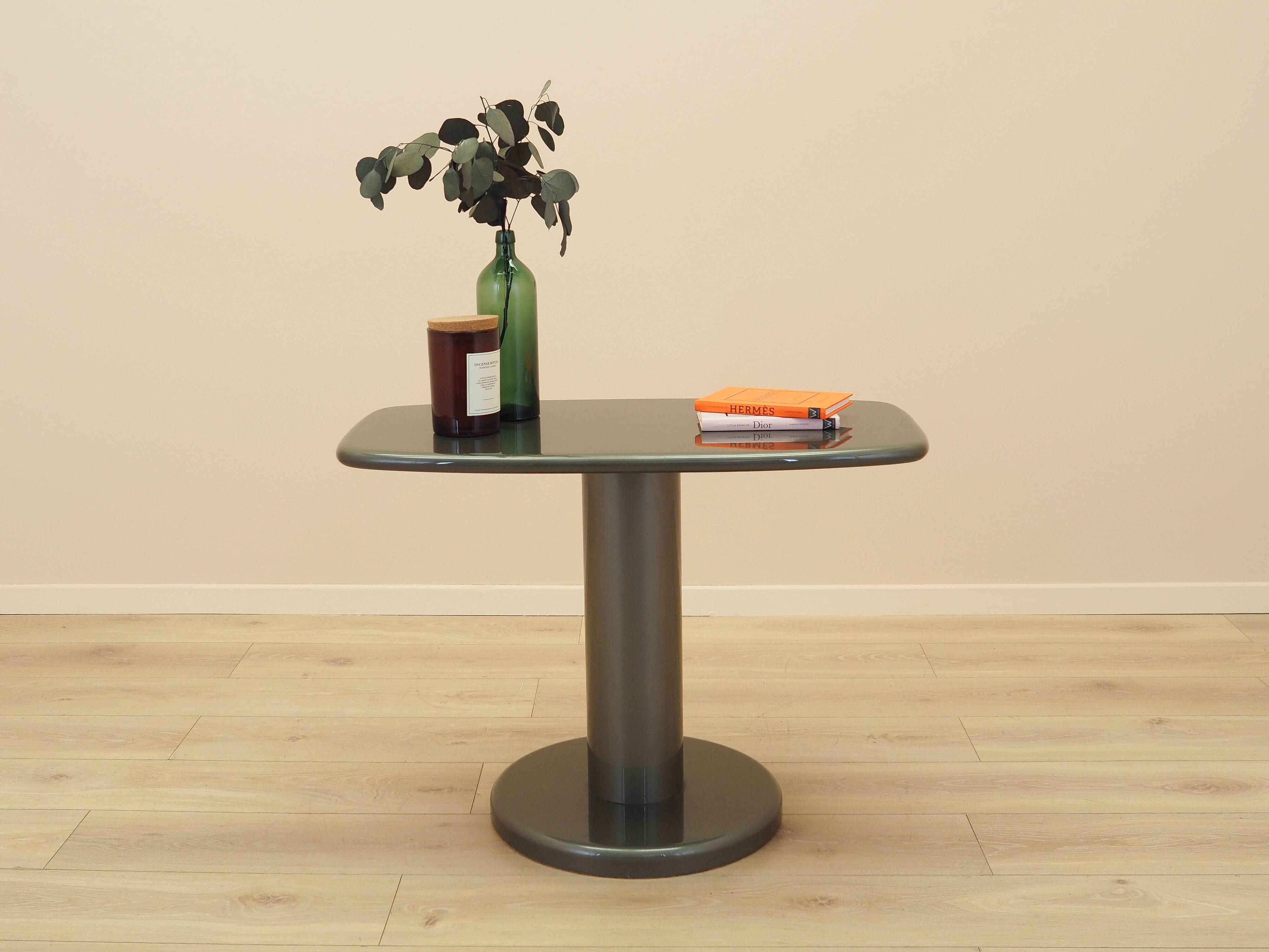 Grey coffee table, Italian design, 1970s, made in Italy