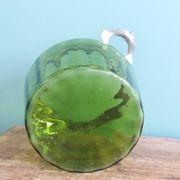 Napoleon III Art Nouveau glass and silver-plated biscuit jar
