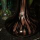 Aventurine glass inclusion vase