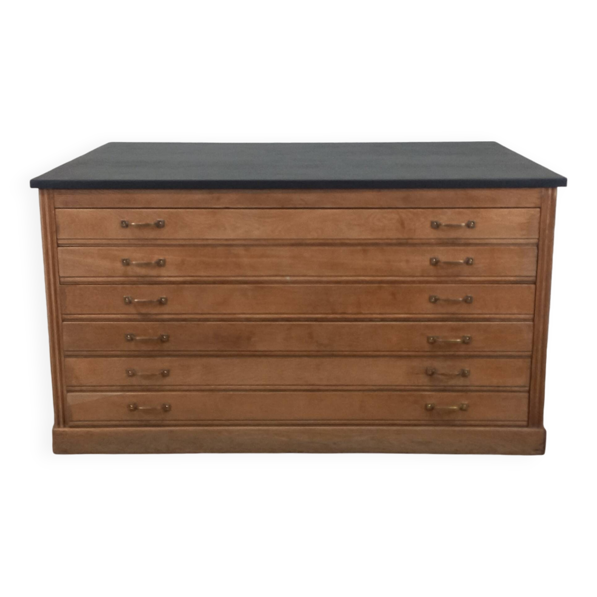 Craft cabinet with drawers for maps or drawings