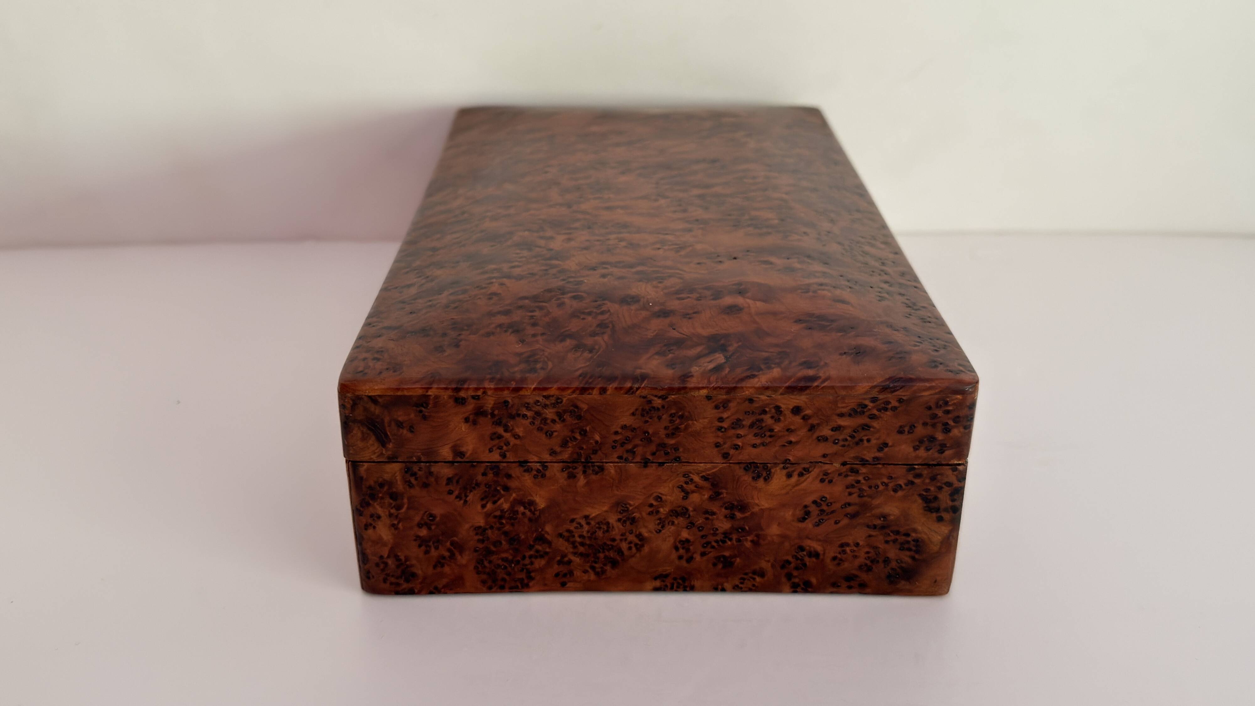 Coffret bois - Loupe de thuya