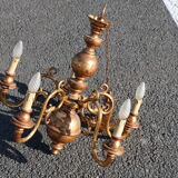 Chandelier 5 branches skated