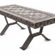 Duo de tables en fer forgé