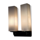 Pair of sconces in opaline and brass