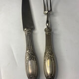 Pair of silver-filled cutlery