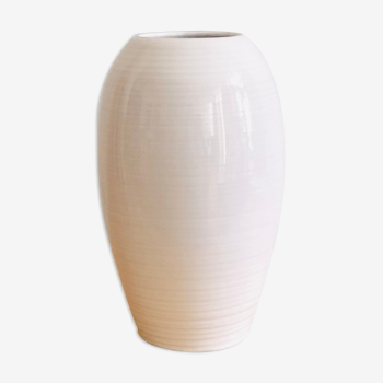 White terracotta vase, Netherlands 1960