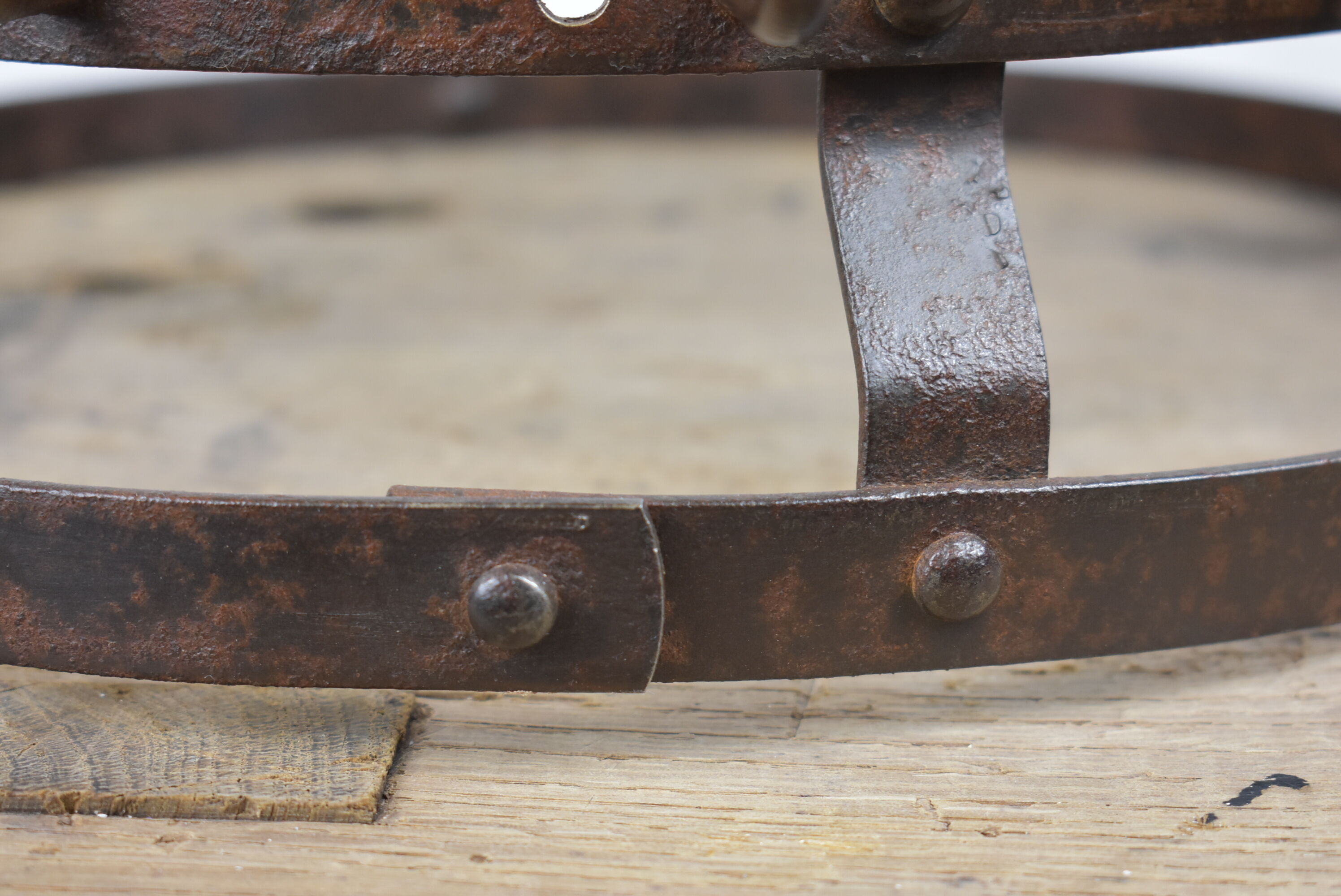 Small old rigid bottle rinse